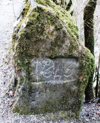 Data gravada al pont de Salgueda